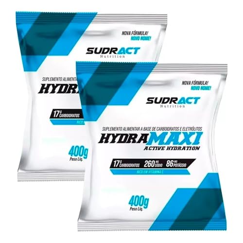 Kit 2x Hydramaxi Isotônico em Pó - 400g Refil - Sudract (Uva)