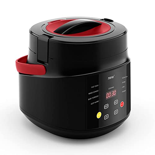 Rice Cooker,Car Rice Cooker, 12V/24V Universal Portable Mini Rice Cooker, 2L Small Electric Rice Cooker And Steamer, Perfect for RV, Truck,Black
