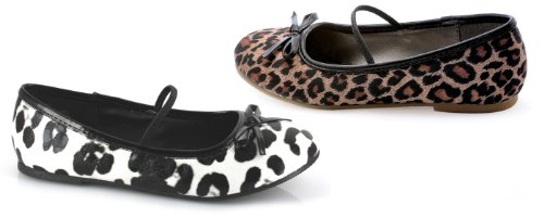 Ellie Shoes 0" Heel Leopard Ballet Slipper Children's. XL Leo2