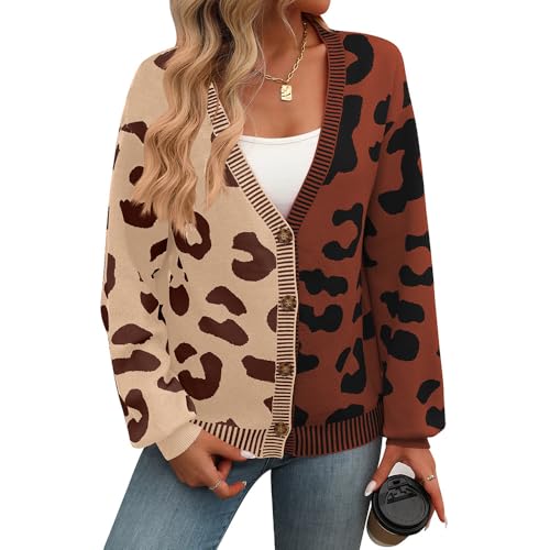トップス Fake As Flowers Bobby Leopard Cardigan トップス Fake As Flowers Bobby Leopard Cardigan Fake As