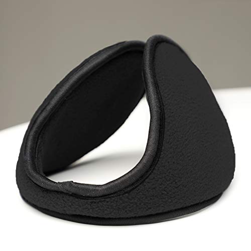 fiebig Ohrenschützer (Ohrenwärmer) für Damen und Herren | Earband in One Size Einheitsgröße 54-63 cm | innovativer Ohrenschutz hält die Ohren warm im Winter | Ohrwärmer (Schwarz)