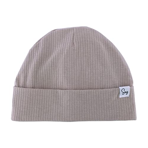 Image of Jersey Beanie Hat for Newborn Baby Boys Girls Silky Satin Lined Hats Bonnet Toddler Infant Little Kids Beanies Caps