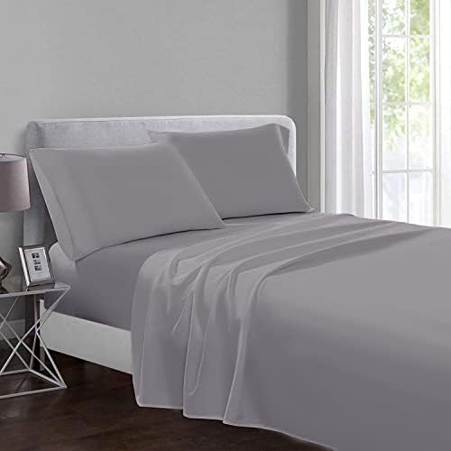 My Home Store Flat Sheets Double Size 100 Egyptian Cotton White Bed