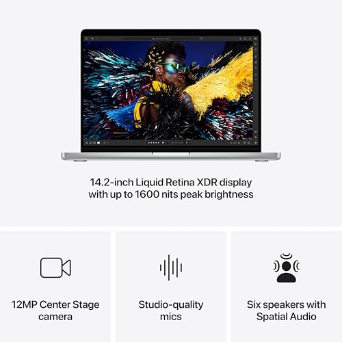 14,2 inch Apple MacBook Pro 2024 met M4 Pro chip, 12-core CPU, 16-core GPU, 24GB RAM, 512GB SSD, Liquid Retina XDR display - Afbeelding 6