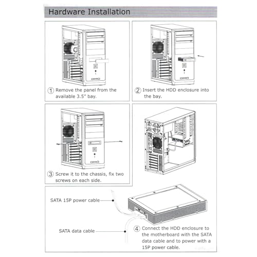 Caja externa 2.5" SATA III 6Gbps para HDD SSD miniatura 4