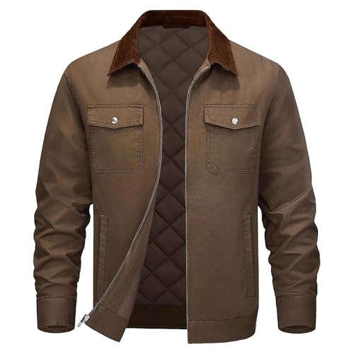 Chaqueta de algodón acolchada ideal para los días fríos de oficina y paseos urbanos de otoño
