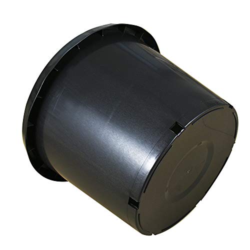 Labworkauto Nursery Pot 1 Gallon 1 Gal 2 Gal 3 Gal 5 Gal 7 Gal 10 Gal 15 Gal 20 Gal 25 Gal Nursery Container Injection Molded Pot Fit For Plants Soil Growers Or Hydroponics (5, 25 Gallon) #TOP6