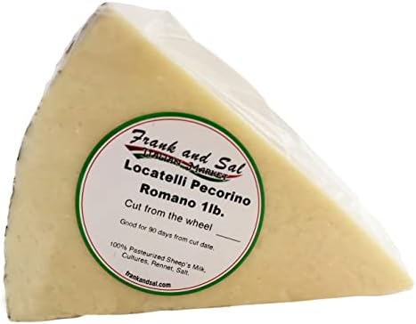 Frank and Sal - Genuine Locatelli Pecorino Romano By the Pound. Italian Import (1 Pound)