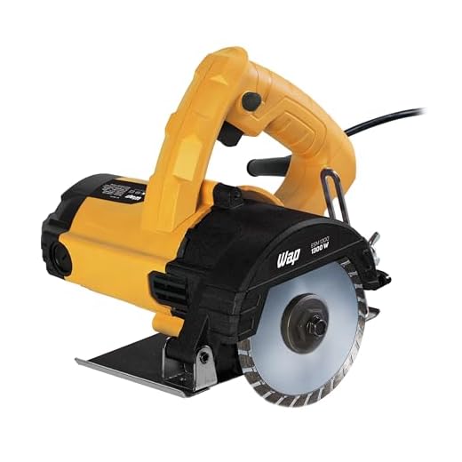 WAP Serra Mármore 4.3/8" ESM1300 com Regulagem de Altura e Interruptor Isolado, 100% Rolamentada, 1300W 220V