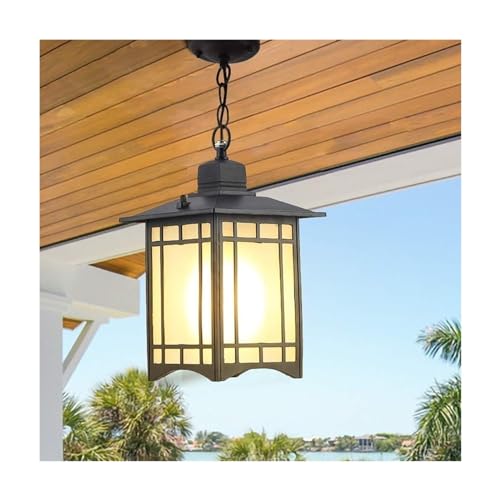 Lanterne suspendue d'extérieur抗 corroder étanche IP54 pour terrasse