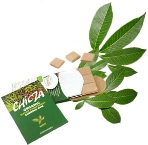Natural Mayan Chewing Gum "Chicza" - Box Of 10 x 12 Mint Gums