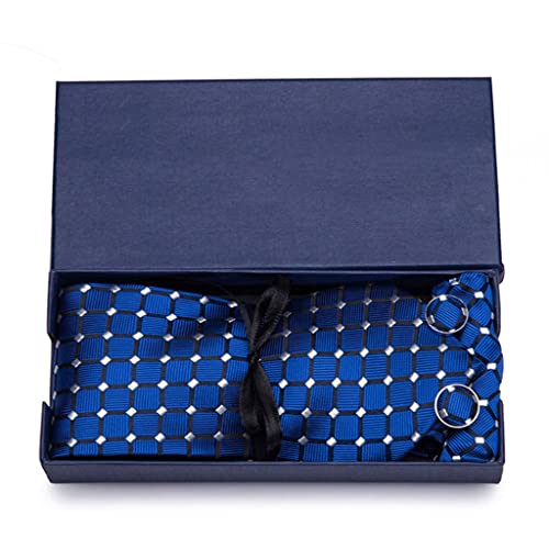 Corbata de seda tejida con estuche para regalo