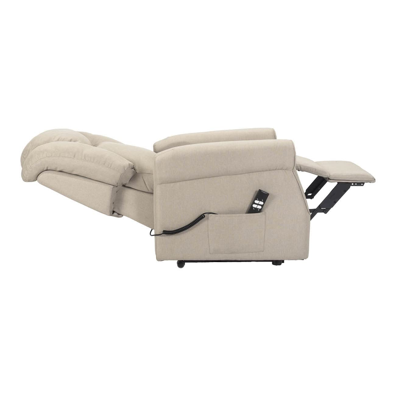 Sime Betty 2 Moteurs PERSONNALISÉ Fauteuil releveur Relax Dispositif Médical système de Roue Doux siège à Micro-Ressorts résistant aux Taches Chanvre