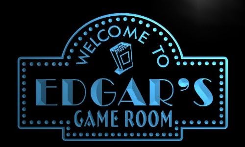 ADVPRO x0209-tm Edgar's Home Theater Game Room Custom Personalized Name Neon Sign