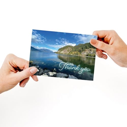 Image of Great Papers! Scenic Waterscape Collection Thank You Note Card and Envelope, 4.875 inch x 3.375 inch, 20 count (2025024)
