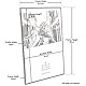 The Photo Album Company Fotorahmen, A2 (42 x 59 cm), Schwarz, A2MARBL