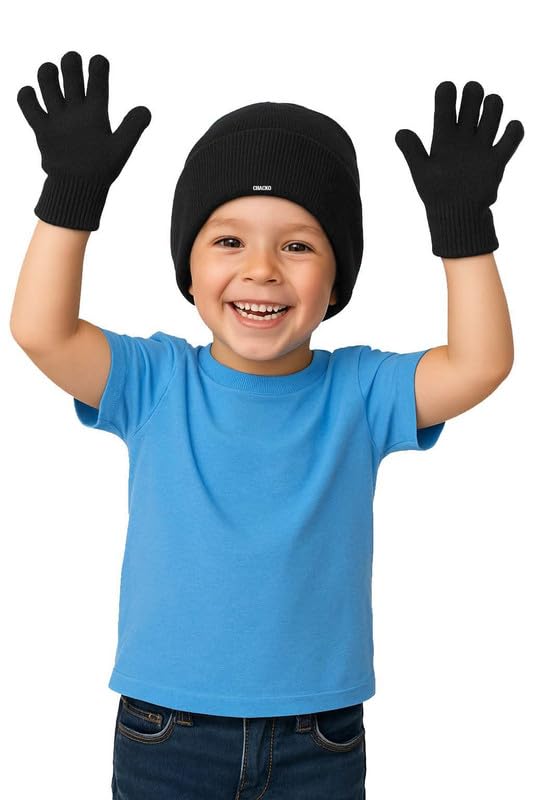 CHACKO Kids Winter Beanie & Gloves Set – Soft Knit Warm Cap with Matching Gloves for Boys & Girls | Cozy Winter Wear for K... - Review, Price and Buying Guide