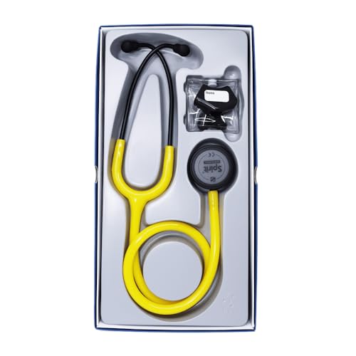 Estetoscópio Spirit MD Professional Black Edition Amarelo