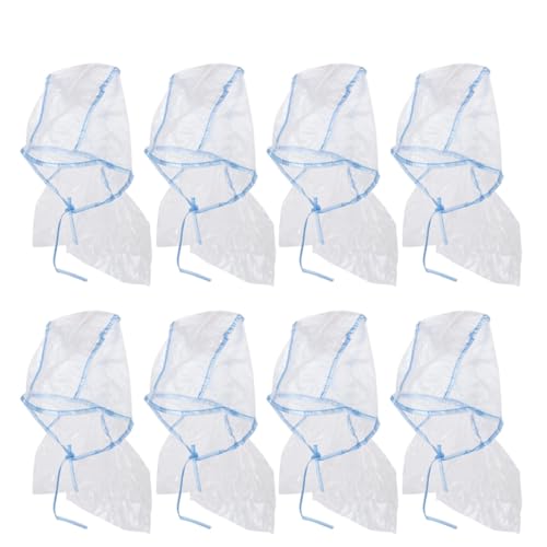 WOFASHPURET 12 Gorras para Teñir el Cabello Tipo Chal, Uso Profesional para Peluquería y Salón, Material Seguro y Duradero, Talla Única Ajustable, Protección para Cuello y Estilo Aleatorio