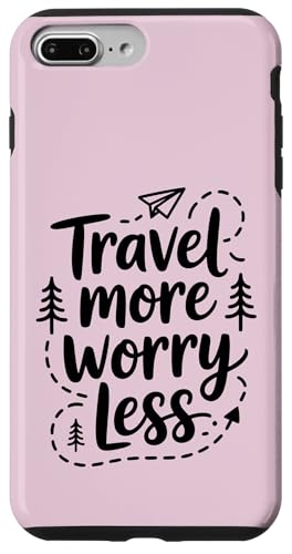 Carcasa para iPhone 7 Plus/8 Plus Viaja más Preocúpate