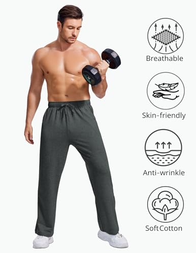 Jambe large et coton léger définissent ce jogging masculin unique