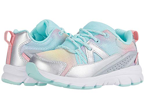 Stride Rite Girls Made2Play Journey Adaptable Athletic Sneaker, Silver/Multi