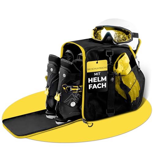 STYNGARD Skischuhtasche mit Helmfach und Stiefelfach [40 L] - Ski...