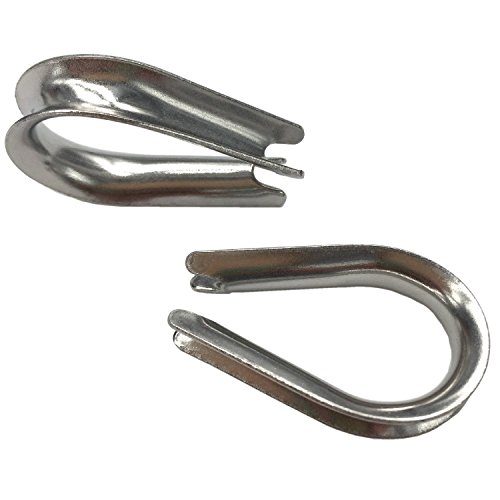 image for Anndason 30 PCS M5 304 Stainless Steel Thimble for 5/32