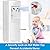 ARLIME Hot & Cold Water Dispenser, Top-Loading Water Cooler Dispenser for 3-5 Gallon Bottles, Child Safety Lock, Removable Drip Tray, Perfect for Home Ofiice, School
