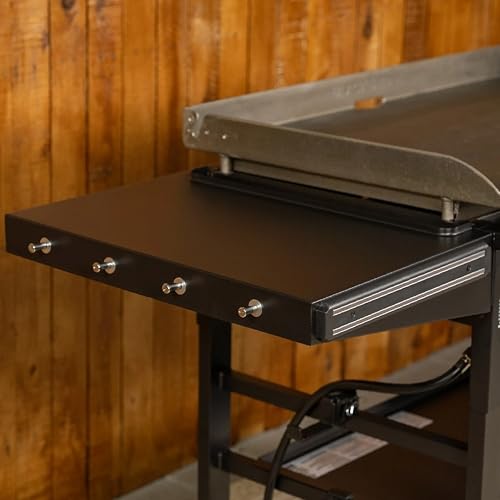 Blackstone 36" Grill & Gas Griddle with Dual Side Shelves & Powder Coated Steel, Black - Portable Outdoor Cooking Equipment and Station for BBQ, Frying, and Grilling