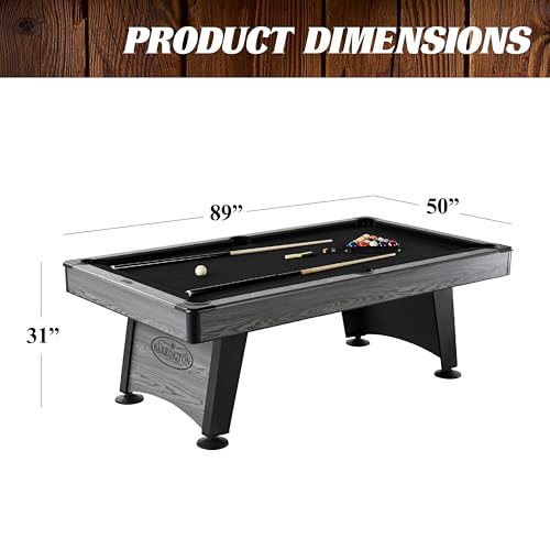 Image of Barrington Billiards Drop Pocket Pool Table with Complete Accessory Set