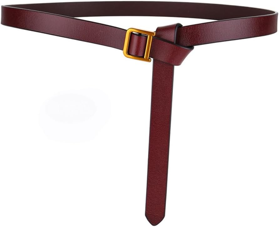 Waistband Women's Cowhide Decoration Suit Belt With Dress Shirt Waistband(D)