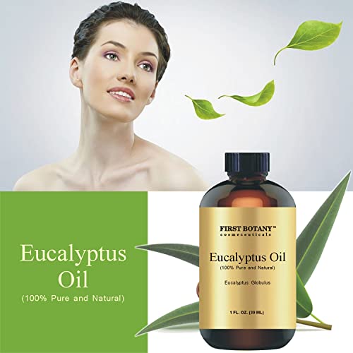 100% Pure Eucalyptus Oil - Premium Eucalyptus Essential Oil For Aromatherapy, Massage, Topical & Household Uses - 1 Fl Oz (Eucalyptus) #TOP5