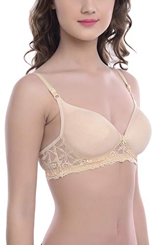 Image of FIMS - Fashion is my style Women Lace Padded Bra Lightly Pad Full Coverage