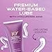 K-Y Natural Feeling with Hyaluronic Acid, Water Based Lube for Sex, Anal & Sex Toy, Non-Sticky & pH-Friendly Personal Lubricant, Condom-Friendly, Travel Size Lube, 5 Fl Oz