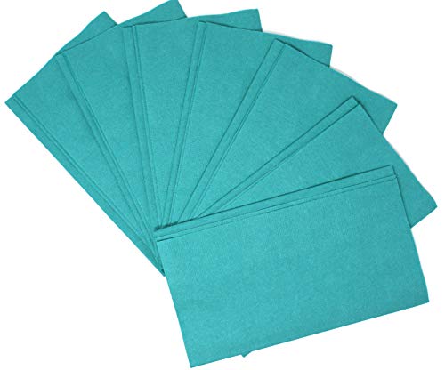 Teal Dinner Napkin, Choice 2-Ply, 15" x 17" - 125/Pack
