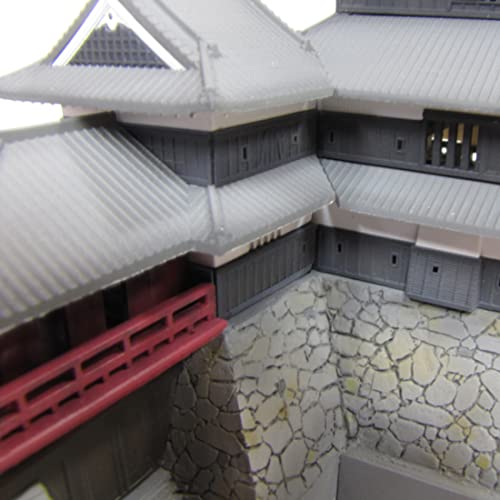 Maquette plastique Matsumoto Castle 18 cm, illustration originale haut de gamme