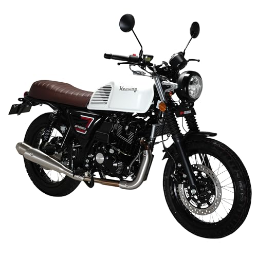 Image of KeeWAY SR 250 Dual Channel Abs Motorcycles /Bike White Booking for Ex-Showroom Price