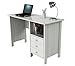 Inval America Laura Collection Computer Desk, Laricina White