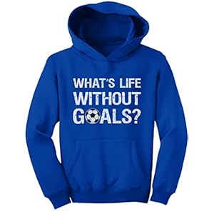 Tstars What’s Life Without Goals Soccer Gifts Hoodie for Boys Girls Kids Hoodies