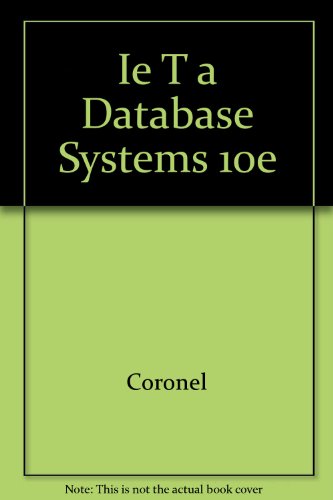 Database Systems: Design, Implementation, and Management
