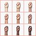 Beetles Rubber Base Gel for Nails, 15ML Nude Pink Builder Base Neutral Nude Gel with Beetles Poly Nail Extension Gel Kit, 4 Colors Pink White Poly Nail Gel