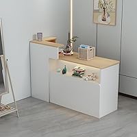 受付台　新店舗に！ Amazon.co.jp: レジカウンター 受付 フロント 新型レジ