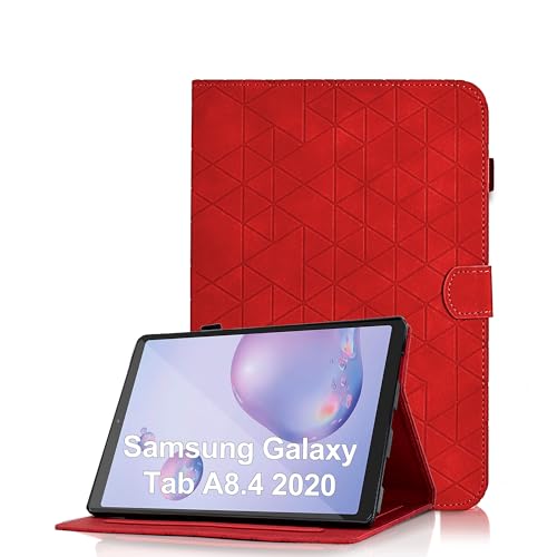 Étui Cuir PU Premium Rouge pour Samsung Galaxy Tab A 8.4 2020