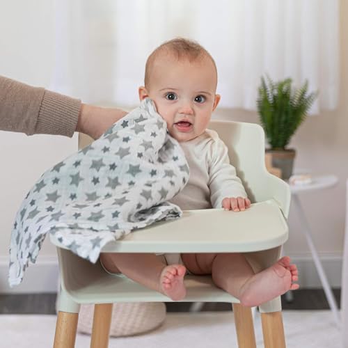 Image of Aden + Anais 100% Cotton Muslin Musy Squares, Multi-Use Baby Cloths for Girls & Boys, 70x70cm, Ideal Newborn & Infant Nursing Set, Perfect Shower Gifts, 3 Pack, Twinkle