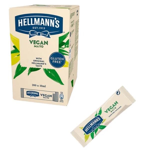 Hellmann's Mayonesa vegana de 10 ml x 200 sobres