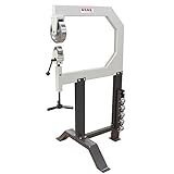 KAKA INDUSTRIAL F1.2X710 28-Inch Throat English Wheel, Solid Construction, Easy Operation Sheet Metal Forming with 6 Pieces Forming Wheels