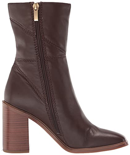 Franco Sarto Women's Stevie Mid Calf Boot, Dark Brown, 8.5 #TOP5