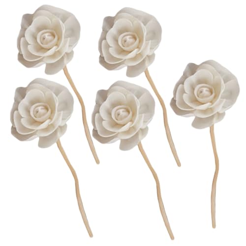 PRETYZOOM 5pcs Simulated Flower Diffuser Sticks Scent Diffuser for Home Aromatherapy