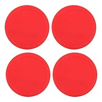 Air Hockey Puck, 4 Stück Kunststoff Air Ice Hockey Pucks Air Hockey Ersatz Pucks Für Tische Spielausrüstung(S)